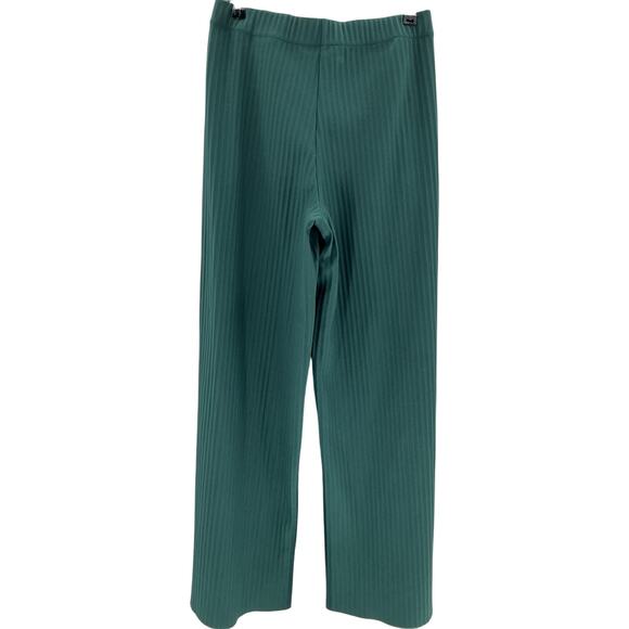 Cos Green Polyester Pleated Elasticated Pants Size S - Picture 2 of 3